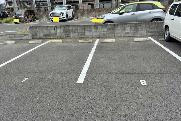 駐車場　7番　8番